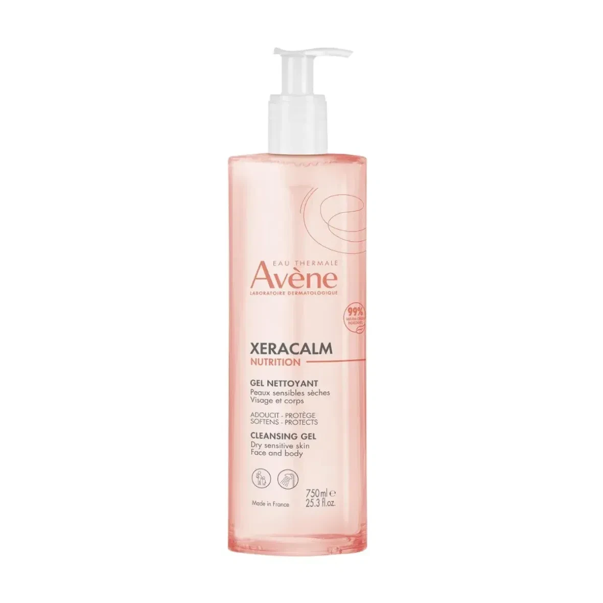 Avene Xeracalm Nutrition Gel Nettoyant 750 Ml - Wlidati Maroc