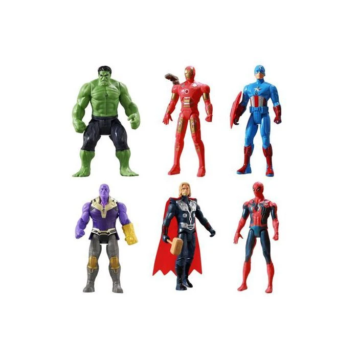 Avengers Marvel Figurines Lot De 5 Super Heros Iron Man Hulk Captain America - Wlidati.com