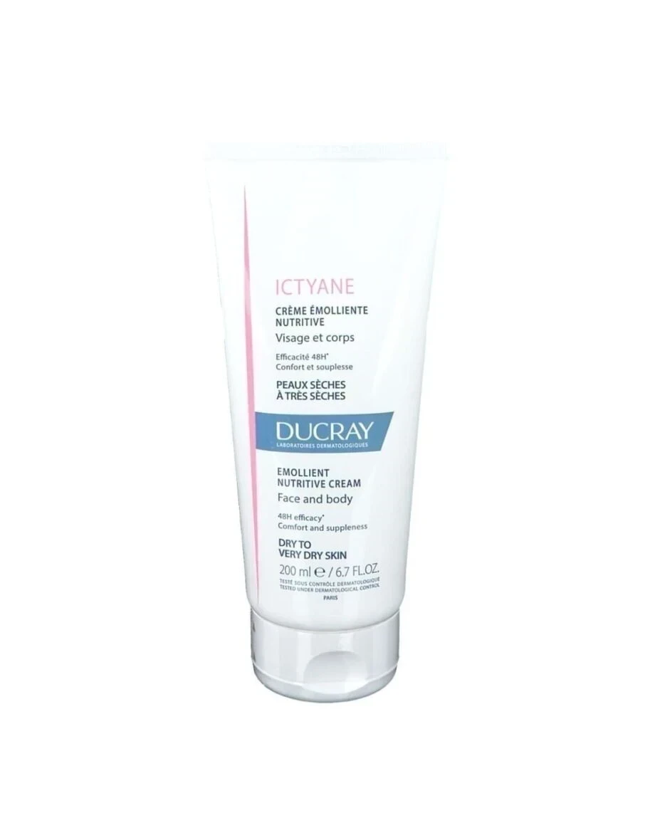 Ducray Ictyane Creme Emolliente Nutritive 200 Ml - Wlidati Maroc