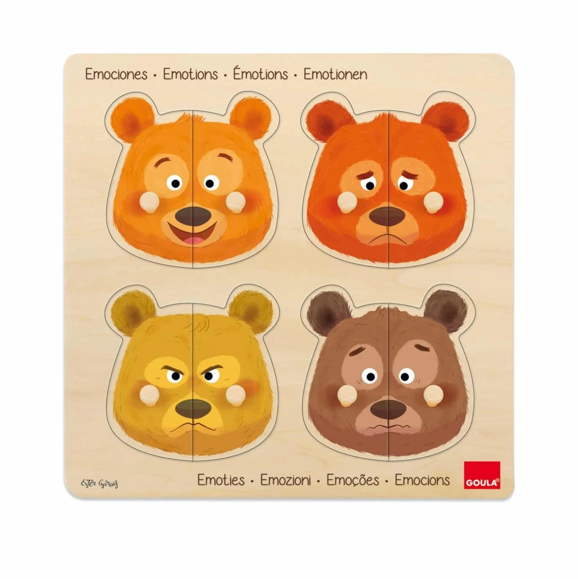 Goula Puzzle A Encastrement Emotions - Wlidati Maroc