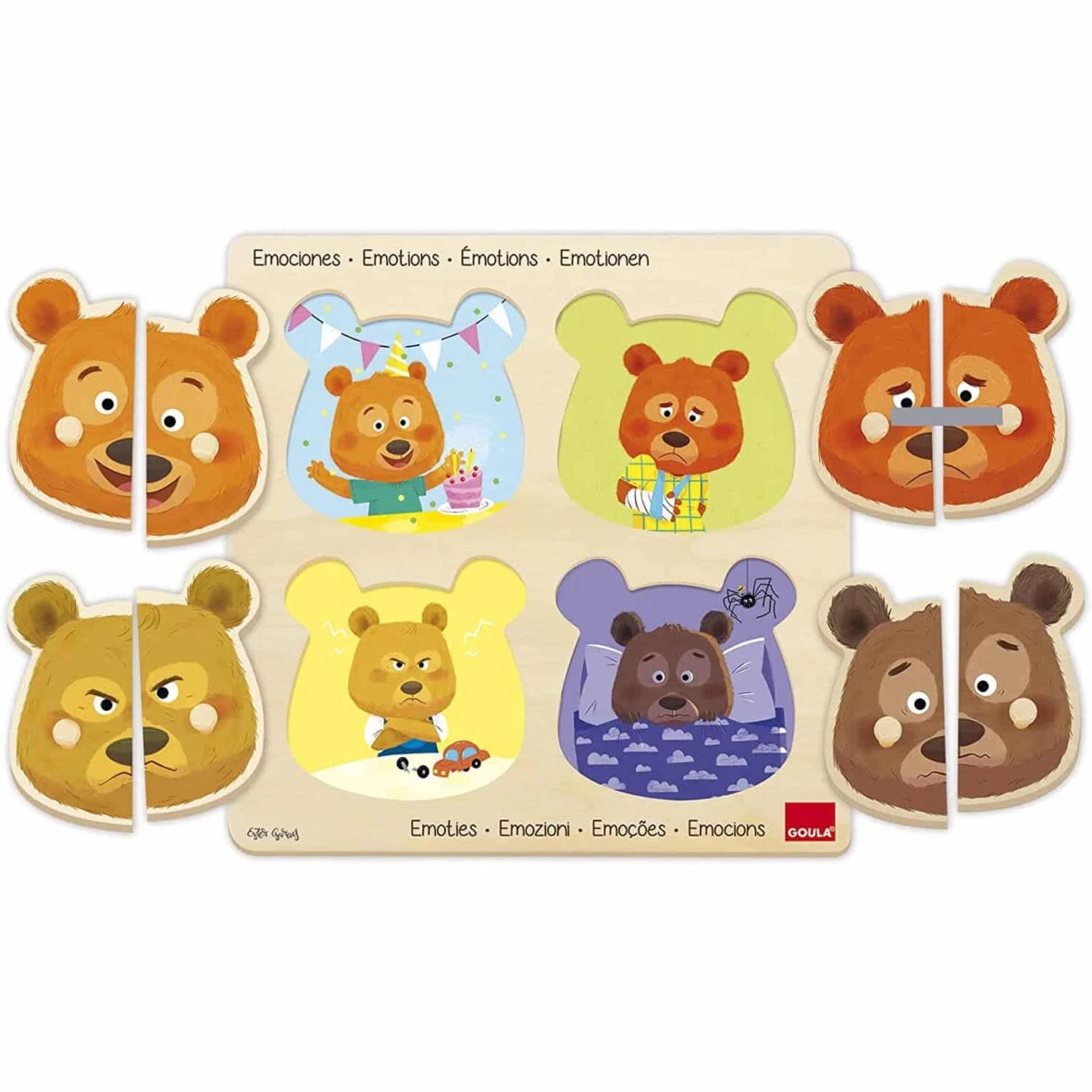 Goula Puzzle A Encastrement Emotions - Wlidati Maroc