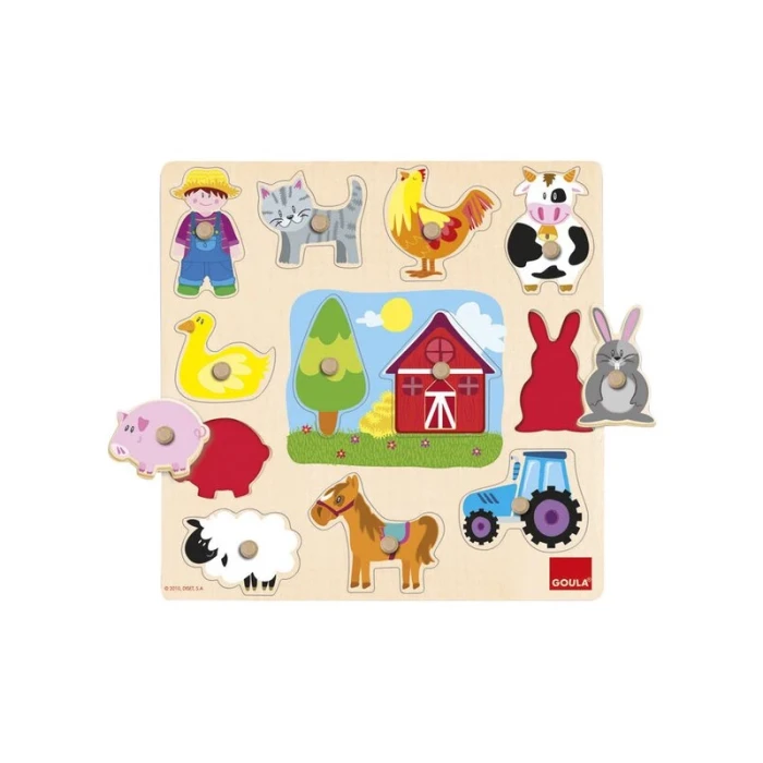 Goula Puzzle Ferme 2 Ans - Wlidati Maroc