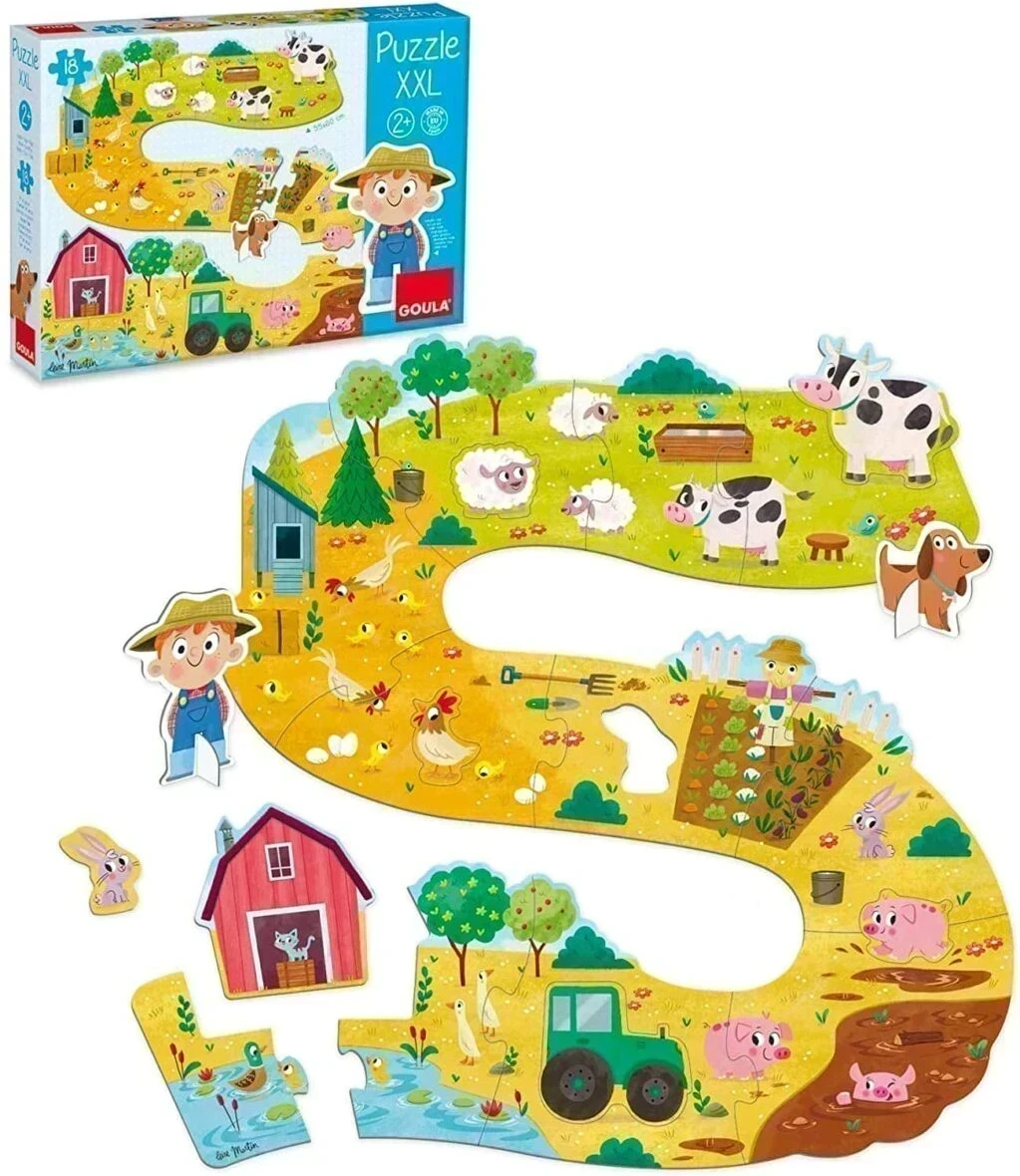 Goula Puzzle Xxl Decouverte Des Animaux De La Ferme - Wlidati Maroc