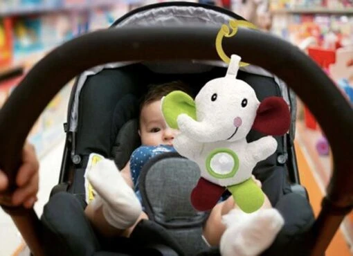 Hochet Elephant Vibrant A Accrochet - Wlidati Maroc