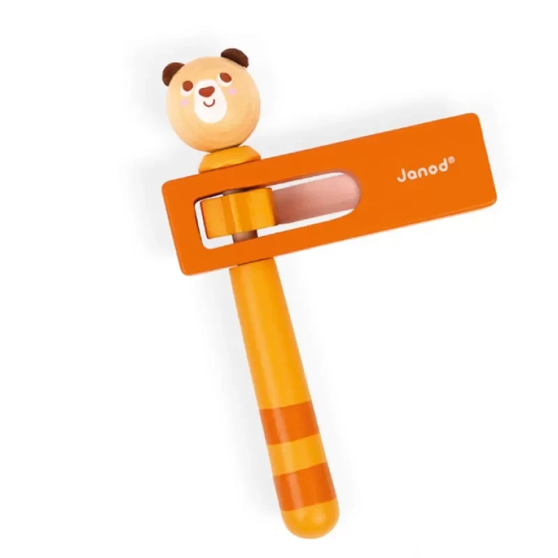 Janod Crecelle En Bois Ours - Wlidati Maroc