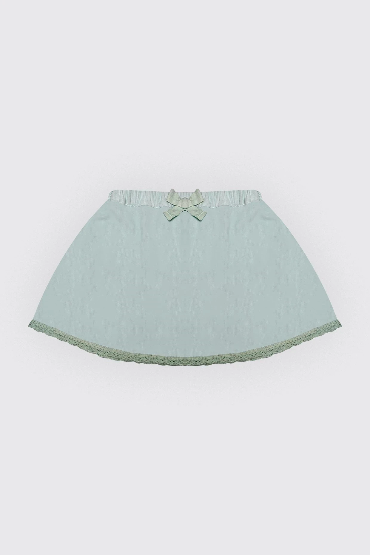 Jupe Cloche Verte En Velour - Wlidati Maroc