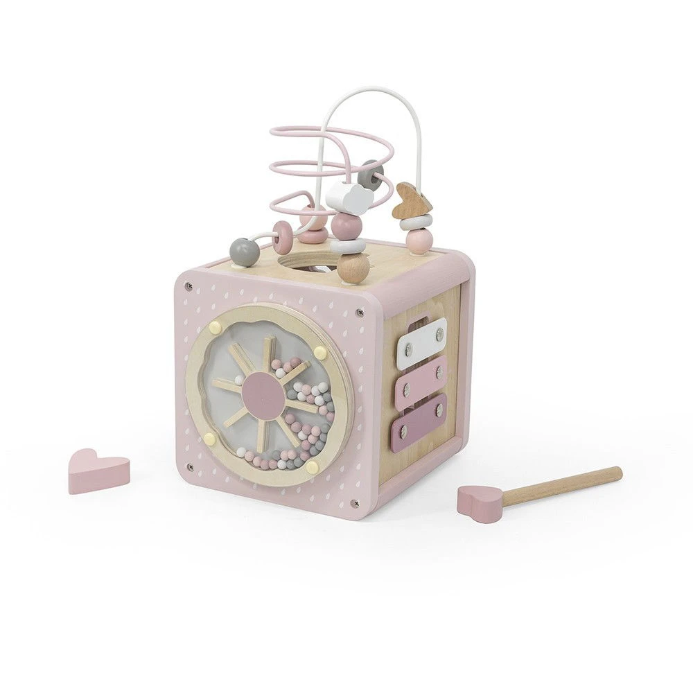 Label Label Cube Dactivites 5 En 1 Rose - Wlidati Maroc