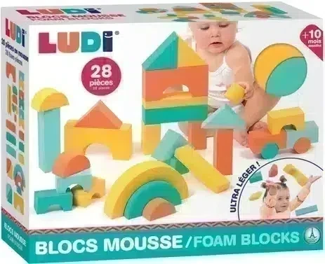 Ludi Blocs De Construction En Mousse 28pcs - Wlidati Maroc