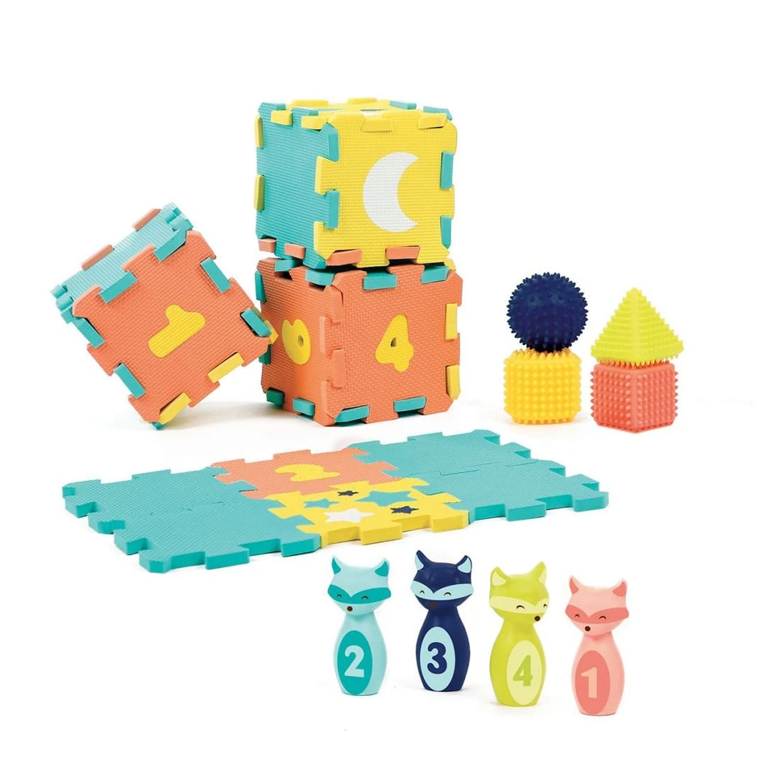 Ludi Coffret Dactivites Tapis Quille Formes 10m - Wlidati Maroc