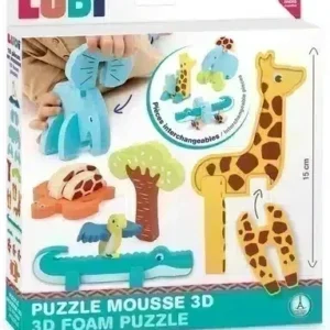 Ludi Puzzle Mousse 3d Jungle - Wlidati Maroc