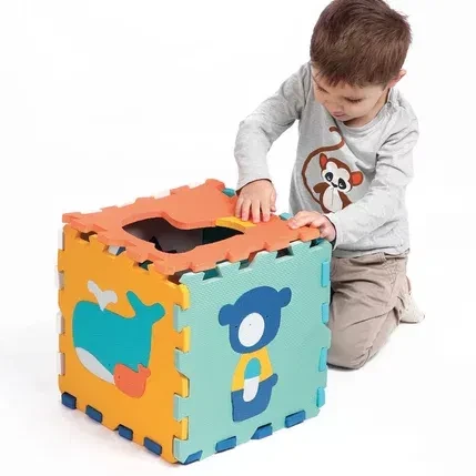 Ludi Tapis Mousse Animaux 6 Pcs - Wlidati Maroc