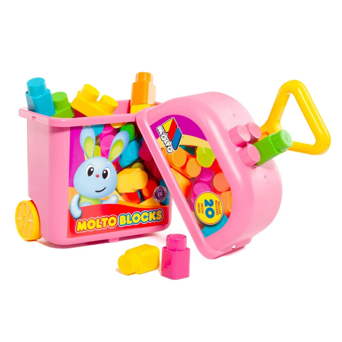 Molto Valise Avec 20 Blocs Rose - Wlidati Maroc