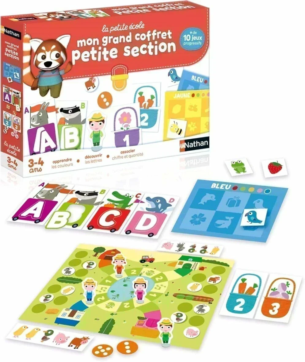 Nathan La Petite Ecole Mon Grand Coffret Petite Section - Wlidati Maroc