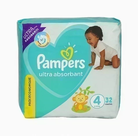 Pampers Baby Dry Taille 4 9 18 Kg 76 Couche - Wlidati Maroc