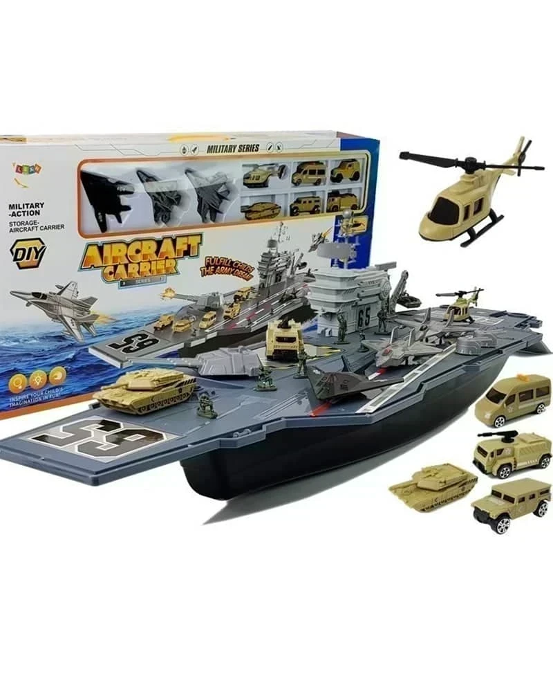 Porte Avions Militaire Avec Vehicules 3a - Wlidati Maroc