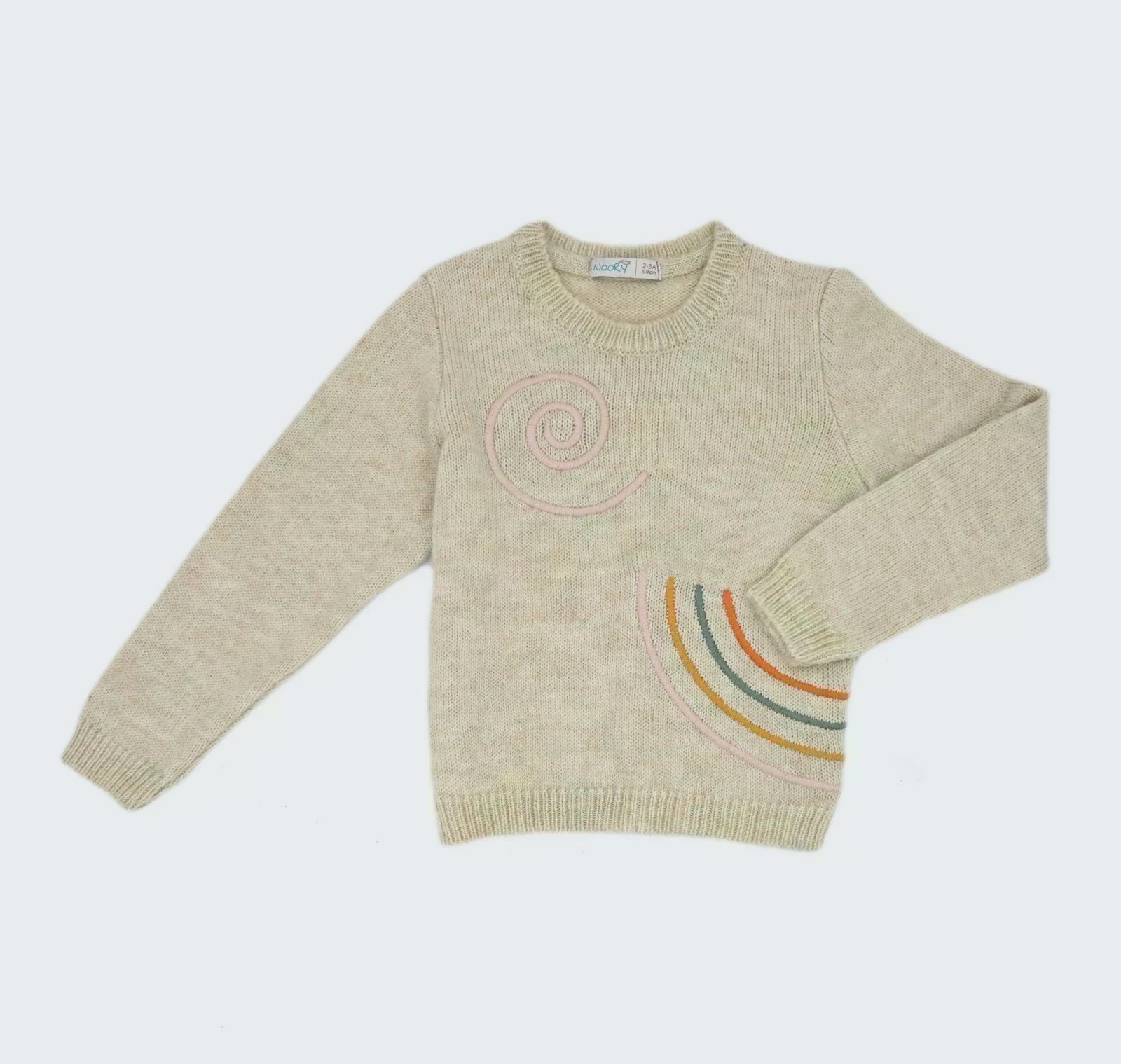 Pull En Tricot Graphique - Wlidati Maroc