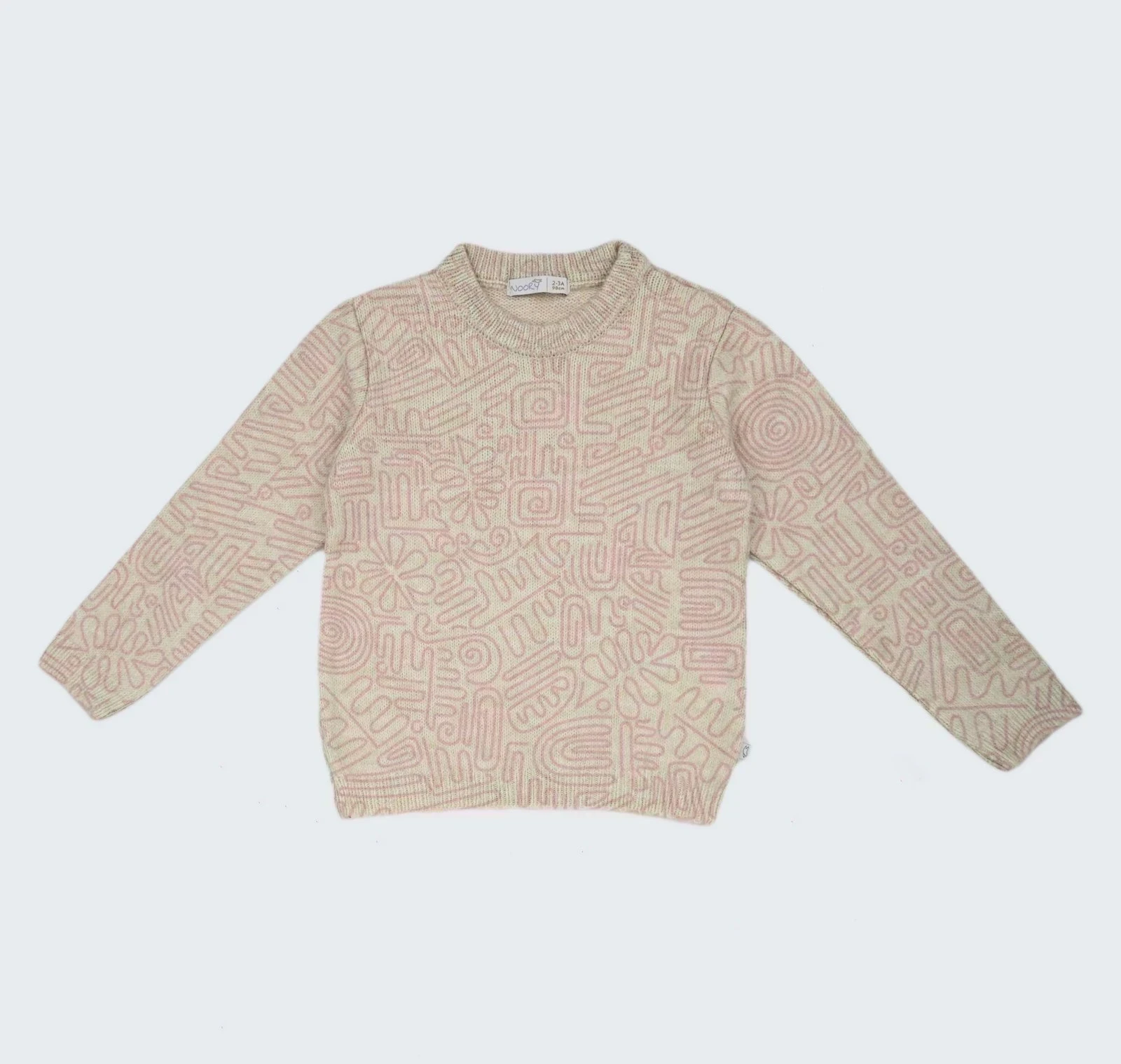 Pull En Tricot Imprime - Wlidati Maroc