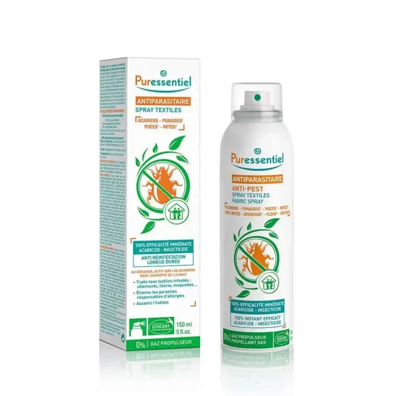 Puressentiel Spray Antiparasitaire Textiles 150ml - Wlidati Maroc