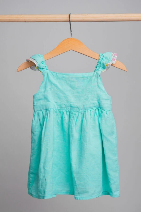 Robe A Manches A Double Volants - Wlidati Maroc