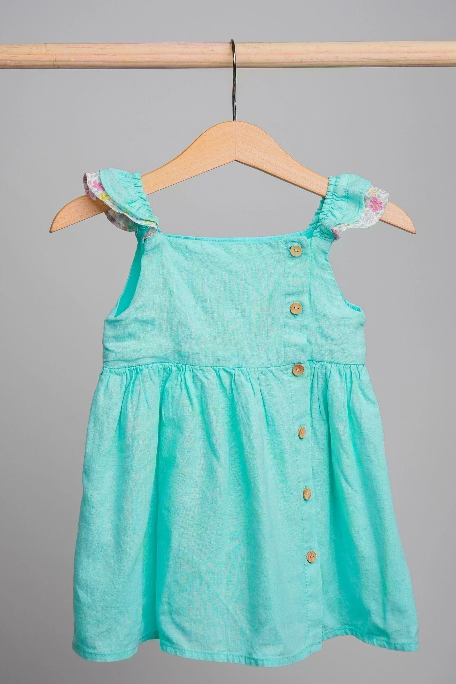 Robe A Manches A Double Volants - Wlidati Maroc