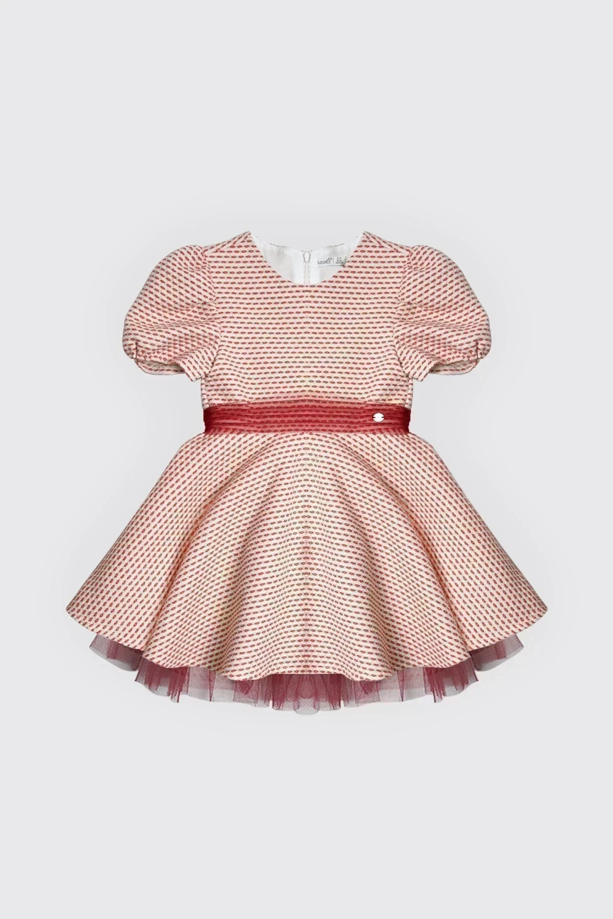 Robe De Ceremonie En Pique Rouge - Wlidati Maroc