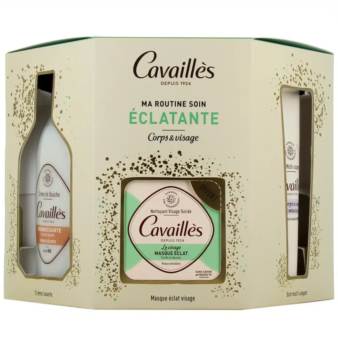 Roge Cavailles Coffret Ma Routine Soin Eclatante - Wlidati Maroc