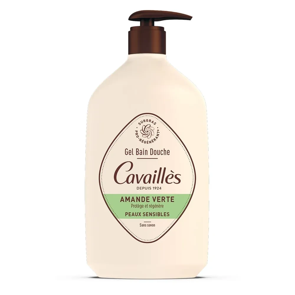 Roge Cavailles Gel Bain Douche Amande Verte 1l - Wlidati Maroc