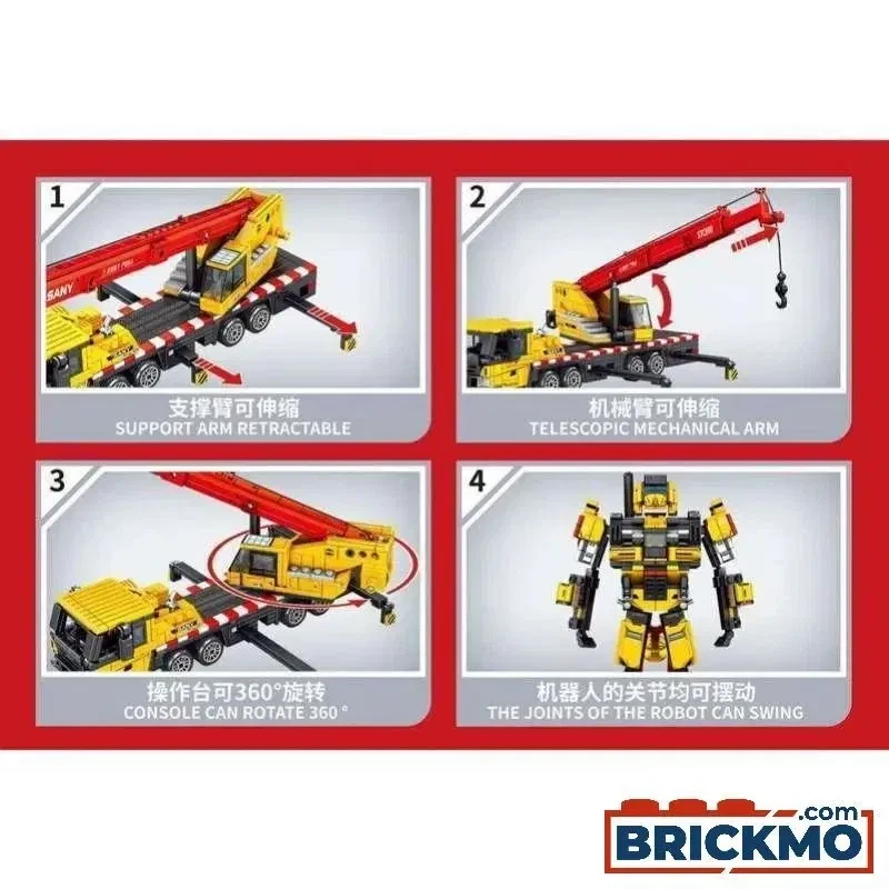 Sembo Blocs De Construction Robot 2 En 1 - Wlidati Maroc