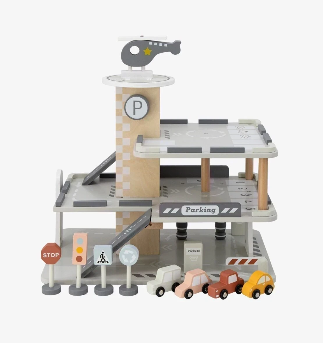 Tryco Parking Complet En Bois - Wlidati Maroc