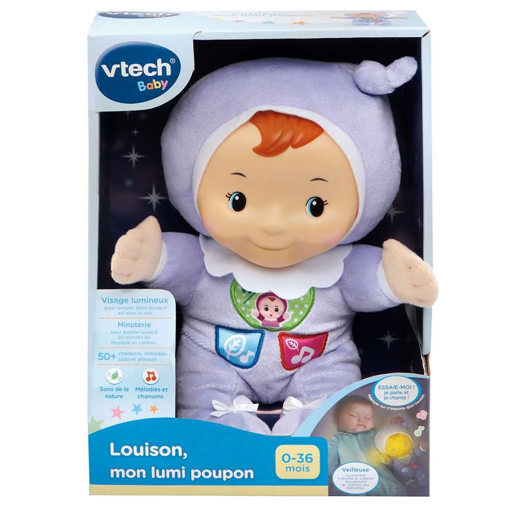Vtech Peluche Veilleuse Louison Mon Lumi Poupon - Wlidati Maroc